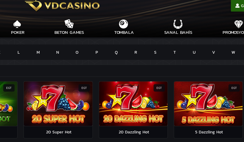 Vdcasino TV turk