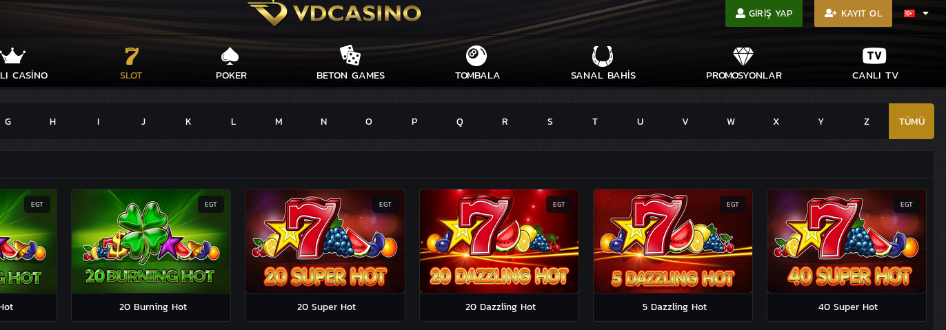 Vdcasino TV turk
