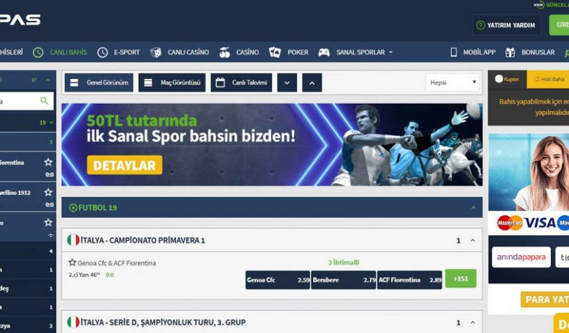 Betpas Canli bahis turkiye