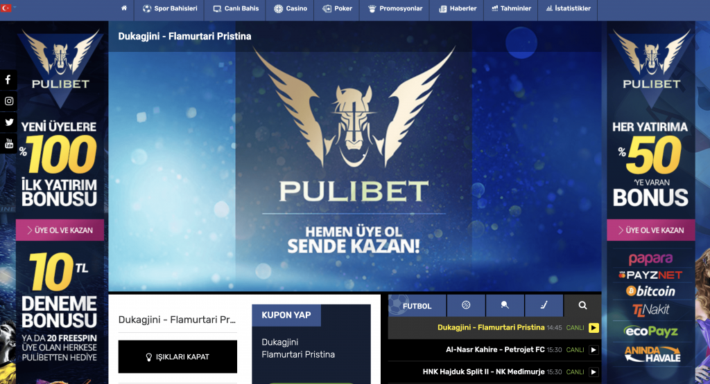 Pulibet Casino turkiye