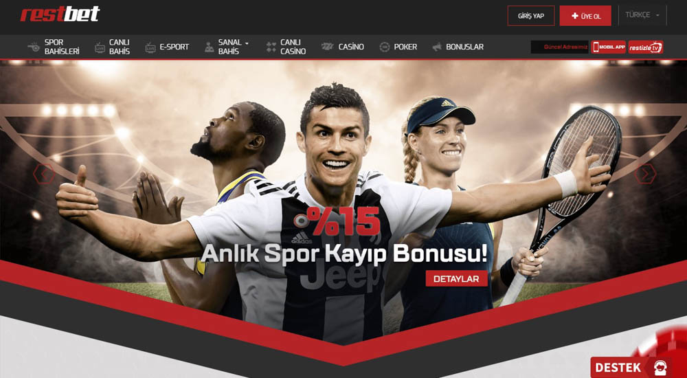 Restbet Giriş turk