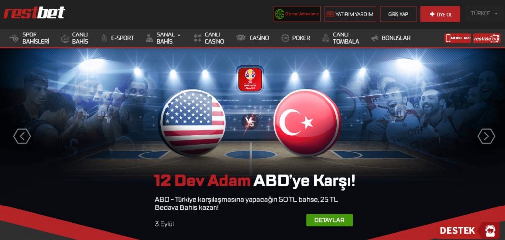 Restbet bahis turk
