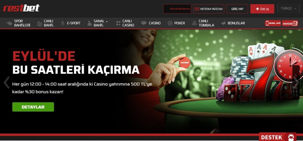 Restbet Casino turkiye