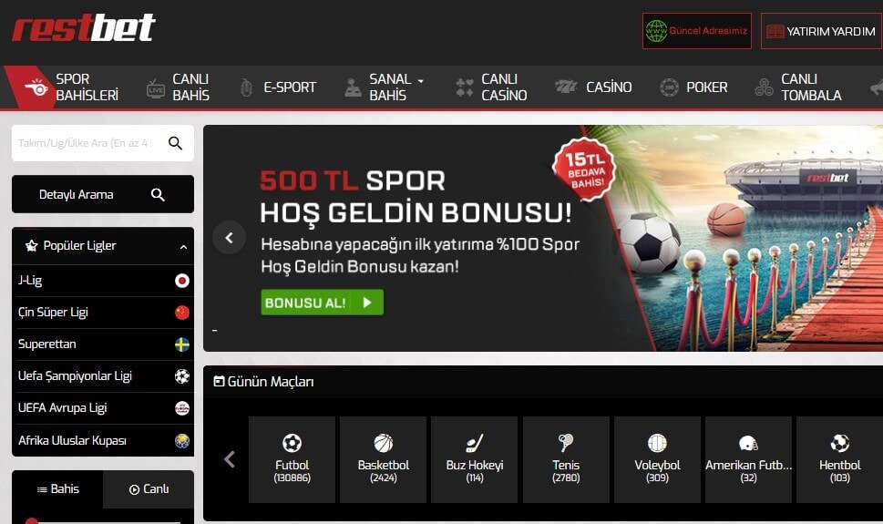 Restbet Mobil turk