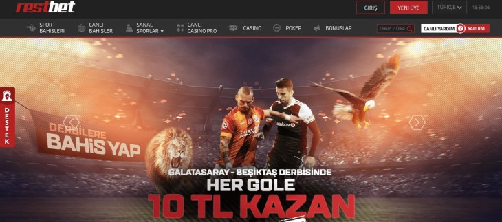Restbet Güncel adresi turk