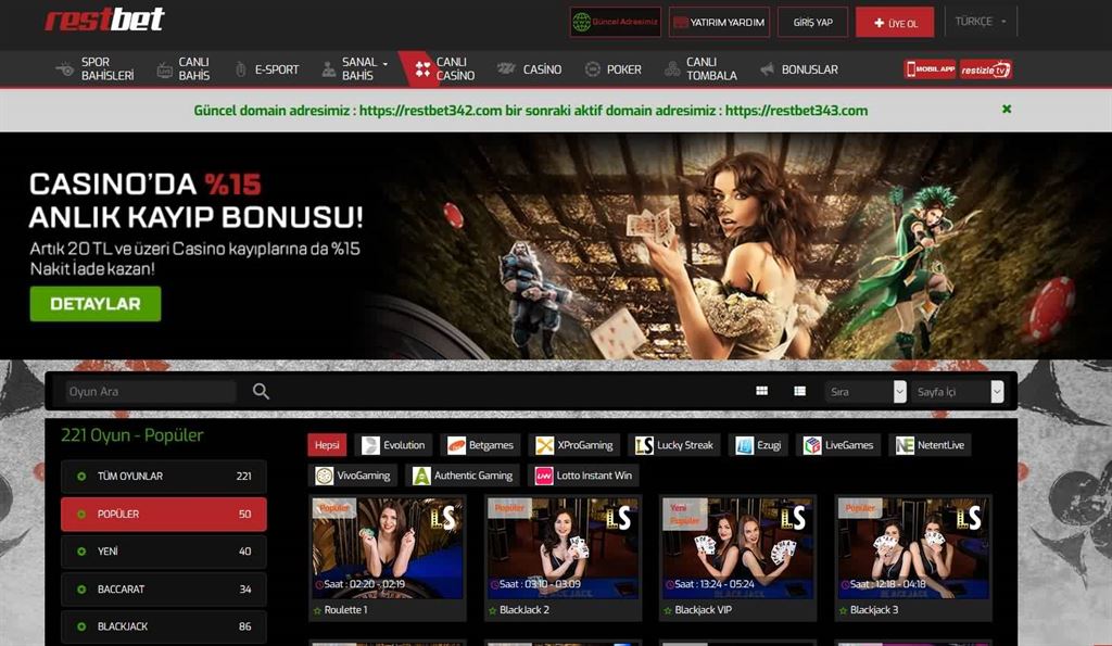 Restbet Casino