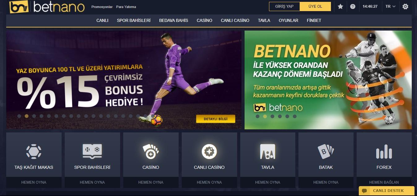Betnano Apk turk