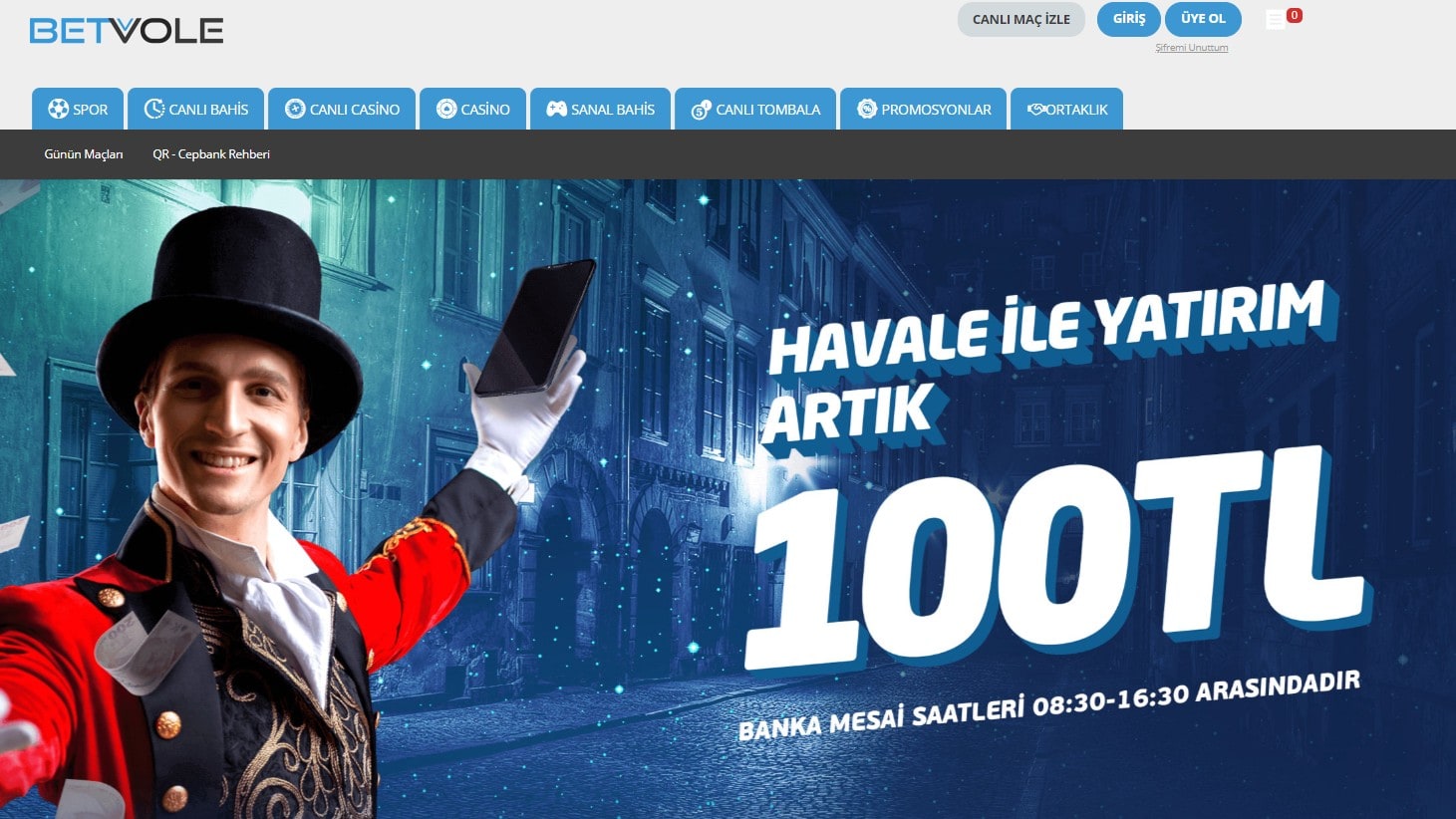 Betvole Kayıt