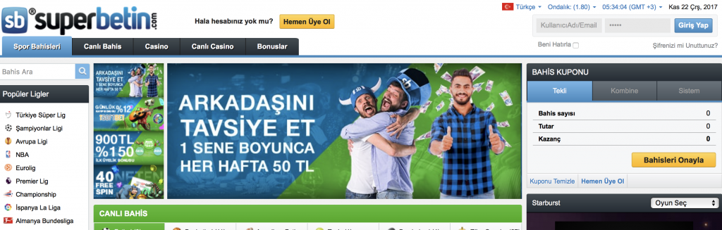 Superbetin Bahis turkiye