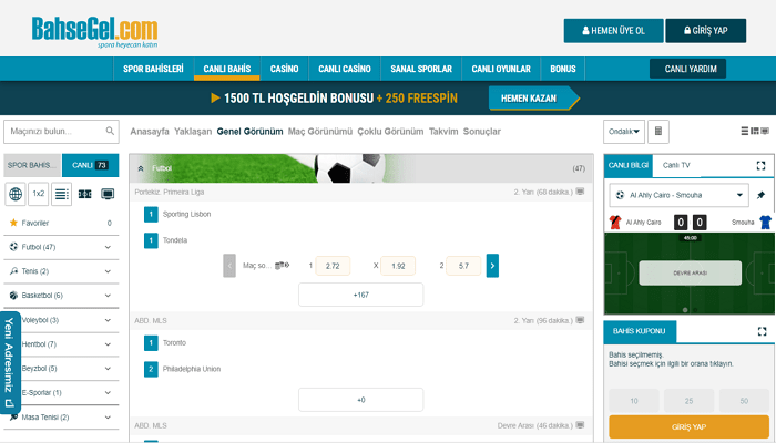 Bahsegel Canli Bahis