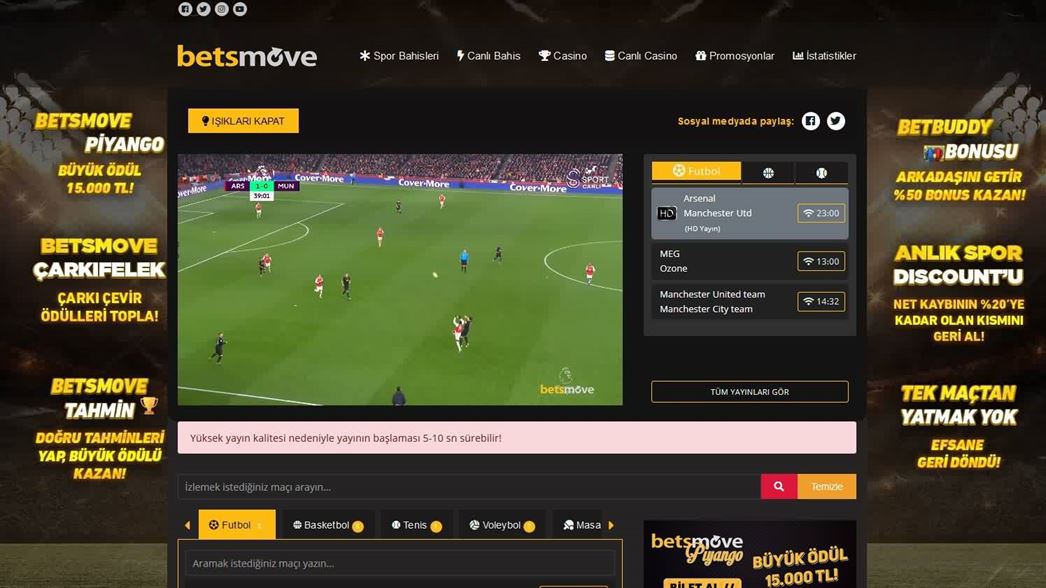 Betsmove Kayıt