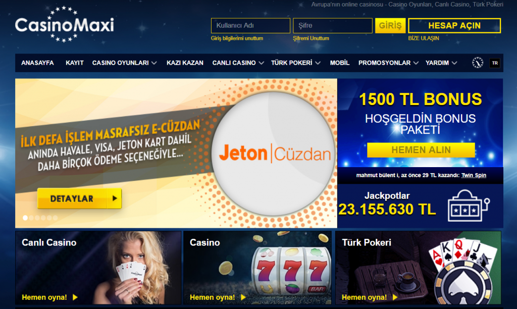 Casinomaxi Tv turkiye