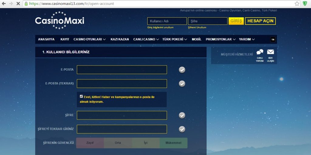 Casinomaxi Yeni Adresi turkiye