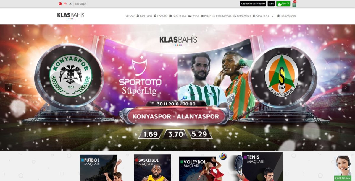 Klasbahis Giriş