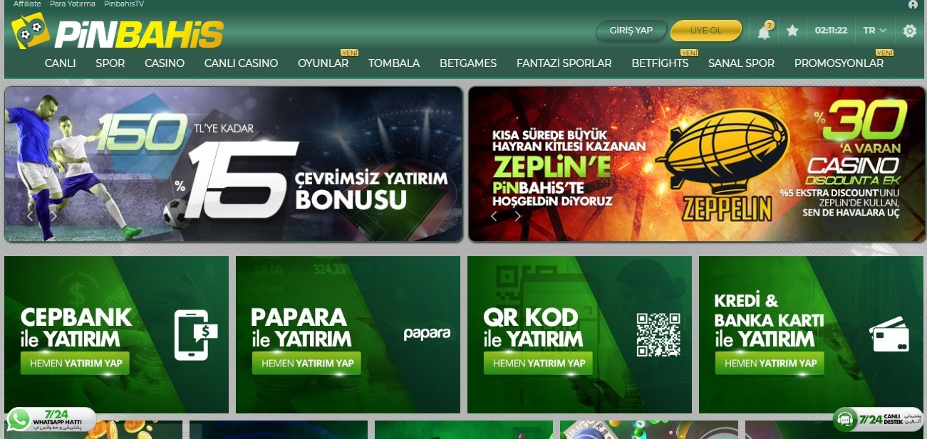 Pinbahis Canlı Bahis turk