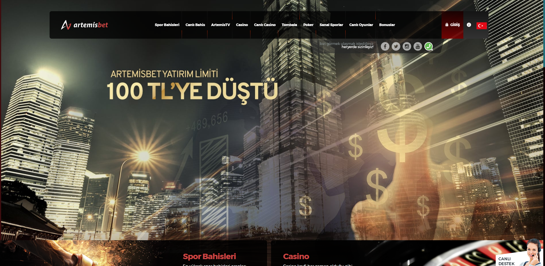 Artemisbet Kayıt