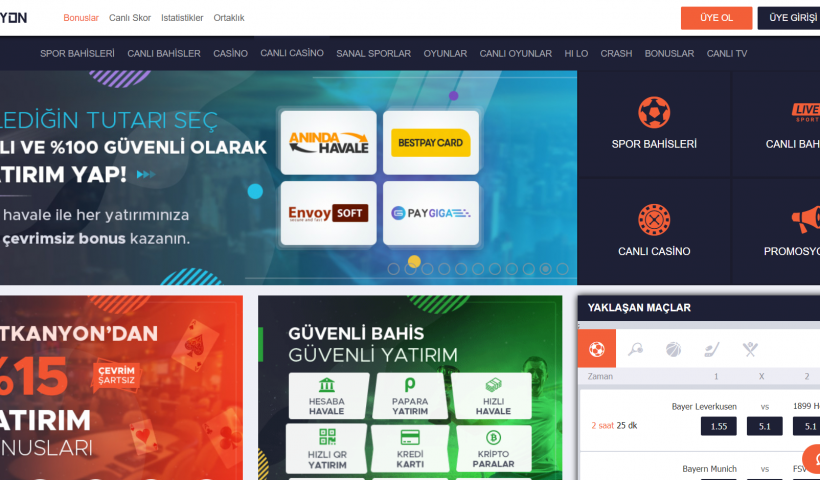 Betkanyon Güncel adresi turk