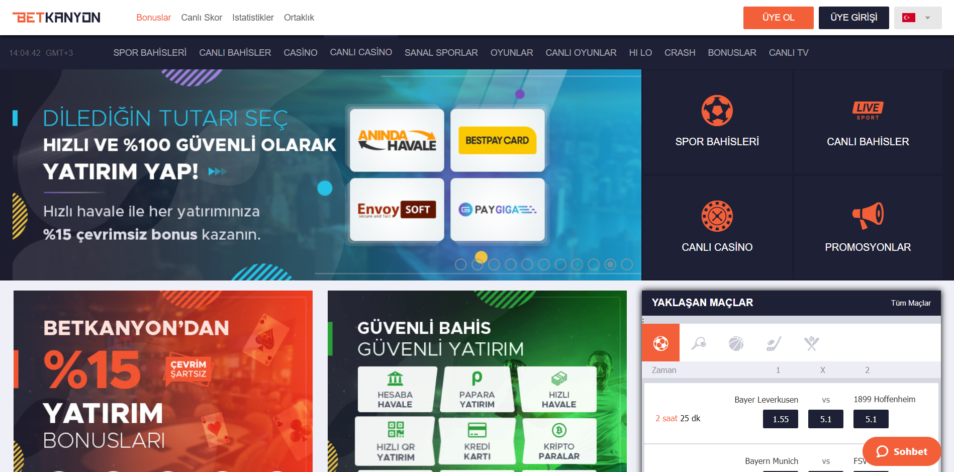 Betkanyon Güncel adresi turk