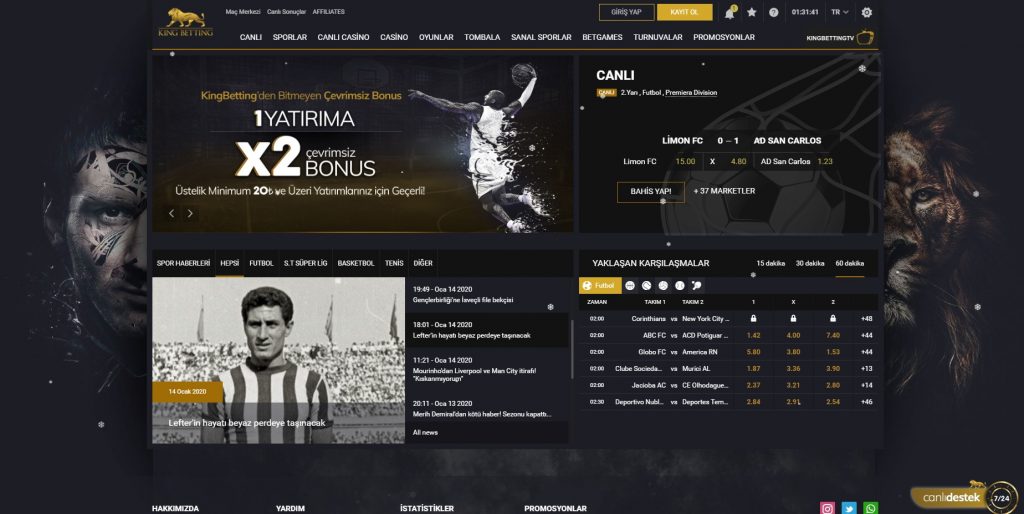 Kingbetting Kayıt