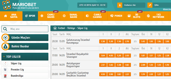 Mariobet Tv turkiye