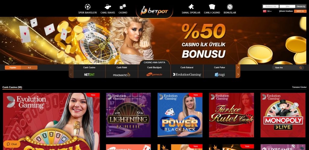 Betpot Mobil turkiye