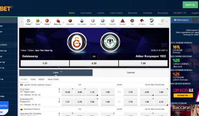 Vegabet Giriş