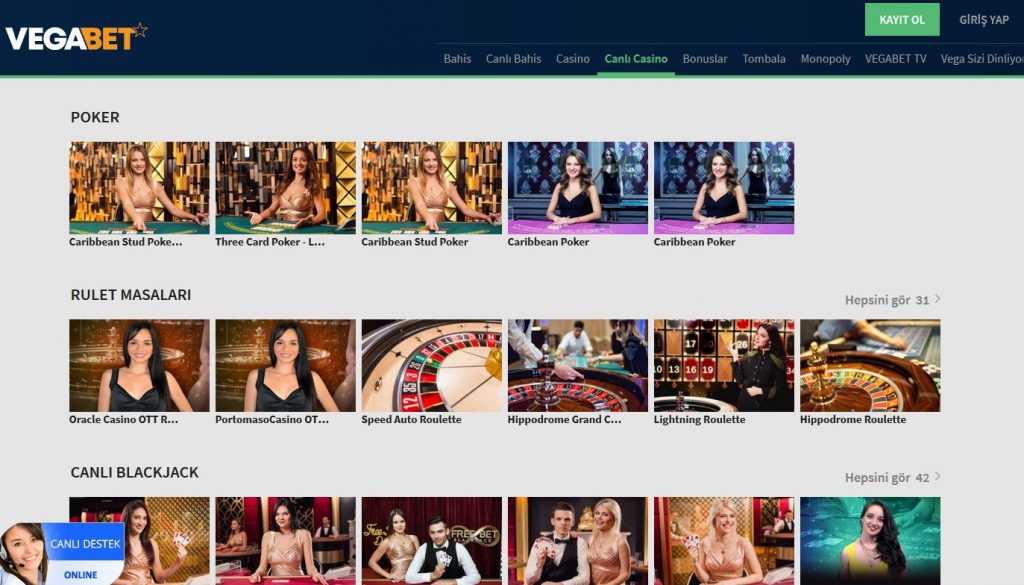 Vegabet Tv turkiye