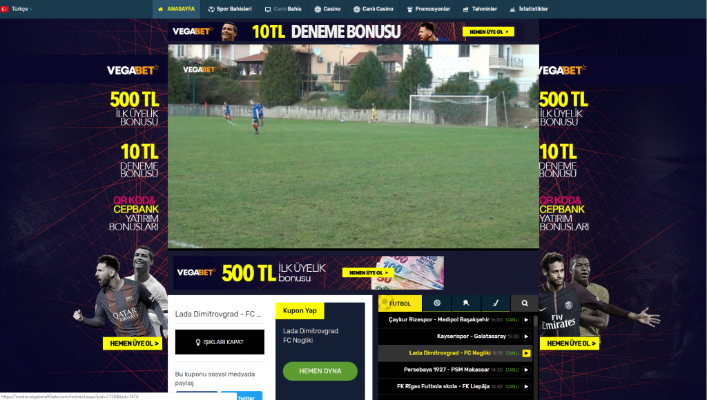 Vegabet Bahis turk