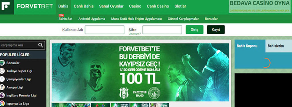 Forvetbet Bahis turk