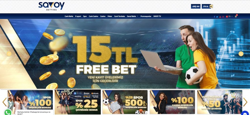 Savoybetting Kayıt