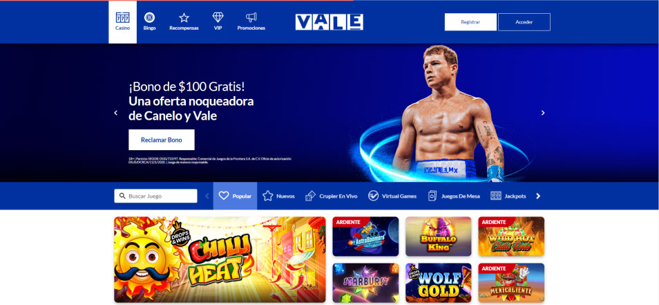 Casino Vale, oyuncularının güvenliğini ön planda tutar